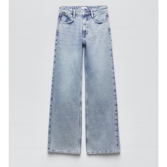 Zara Denim - Zara mid rise straight jean